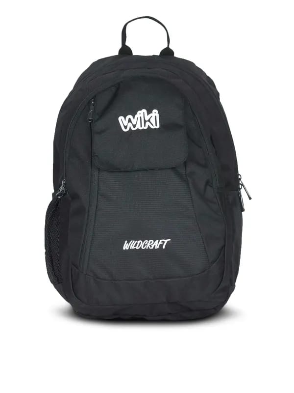 Wildcraft Wiki 3 Unisex Black Backpack