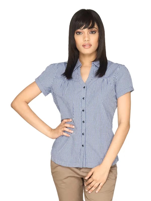 Scullers For Her Women Light Work Blue Shirts