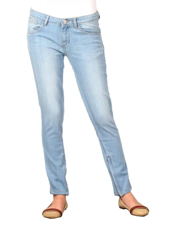 Jealous 21 Women Supper Skinny Zipped Blue Jeans