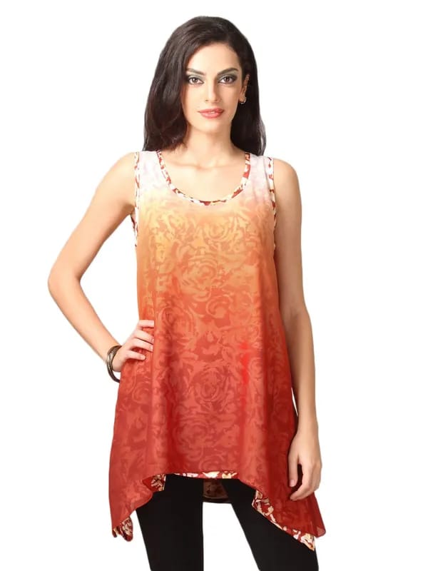 Scullers For Her Women Layered Brown Tunics