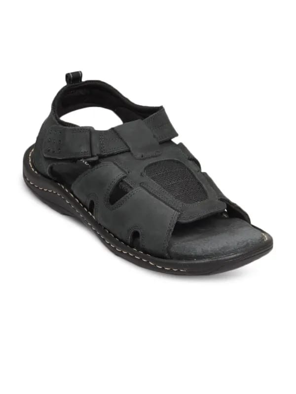 Rockport Men Rocky Brookl Nubuck Black Floater