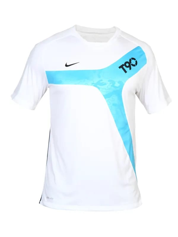 Nike Men's As T90 SS White Blue T-shirt