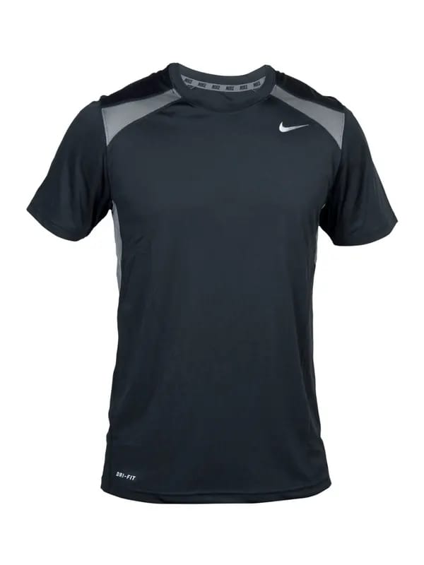 Nike Men's As Walkthrough Black-Grey T-shirt