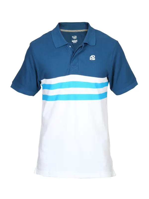 Nike Men's Teal Blue Polo T-shirt