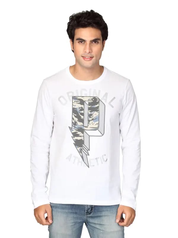 Puma Men's Lifestyle White T-shirt