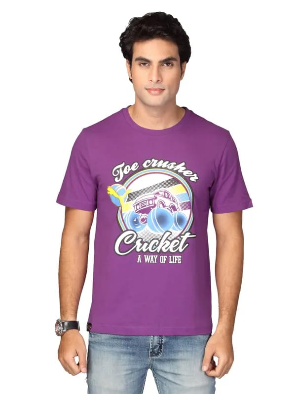 Puma Men's Toe Crusher Club Purple T-shirt