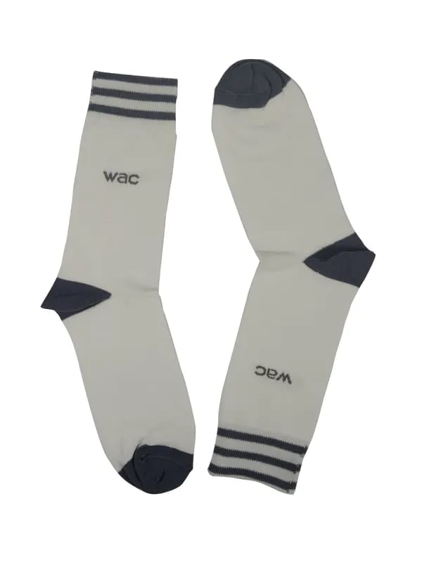 Wrangler Men's White Crew Length Socks