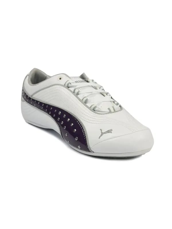 Puma Women Soleil Stud White Shadow Purple Shoe