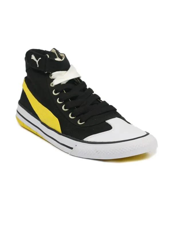 Puma Men's 917 Mid Funpack Black Yellow White Shoe