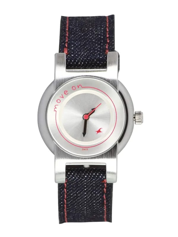 Fastrack Women Steel-Toned Dial Watch 9733SL04