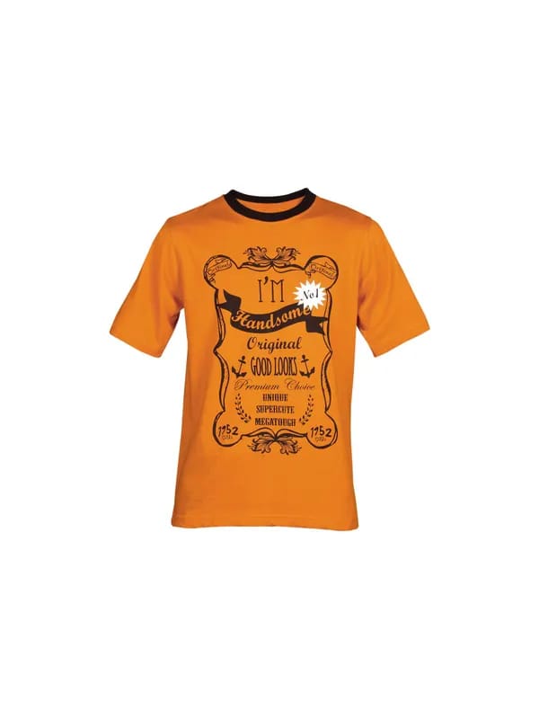 Doodle Boy's I am Handsome No1 Rust Kidswear
