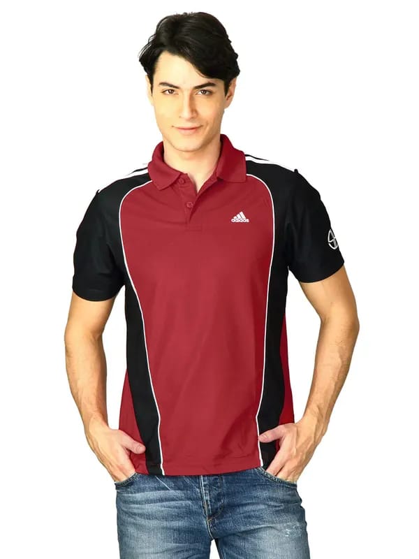 ADIDAS Men Red Polo Tshirts