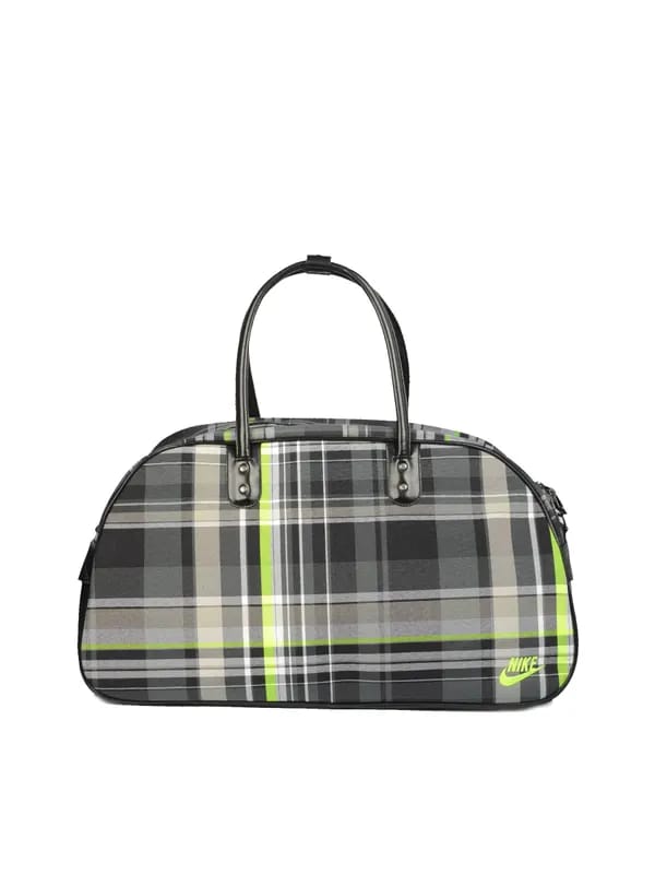 Nike Unisex Nike Checks Black Duffle Bags