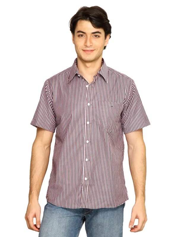 Indigo Nation Men Striped Shirt