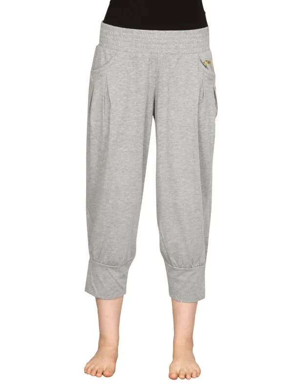 Puma Women's Script 3/4 Grey Track Pant