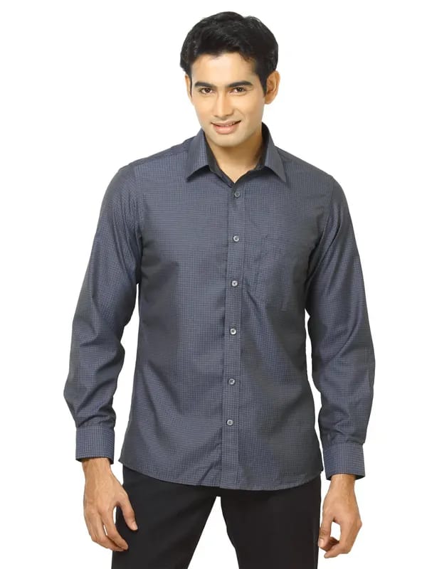 Indigo Nation Men Bling Blue Shirt