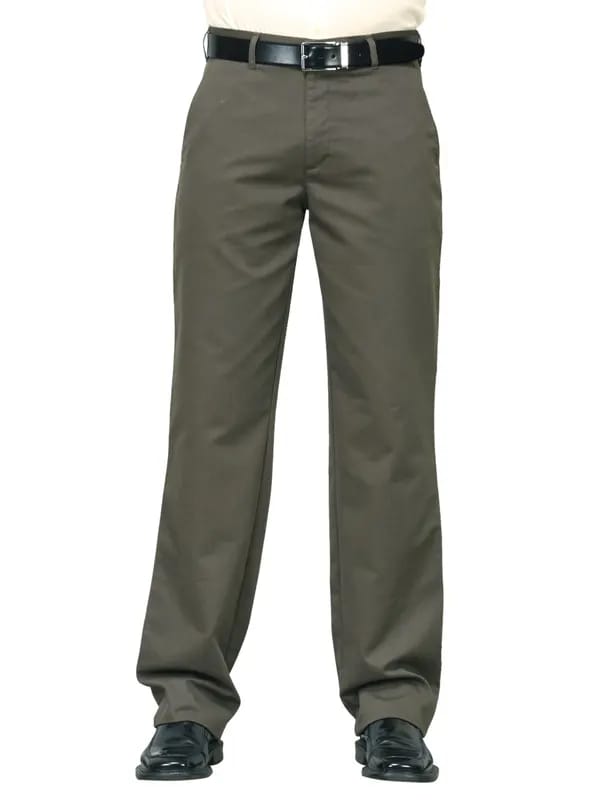 Indigo Nation Men Textura Olive Trousers