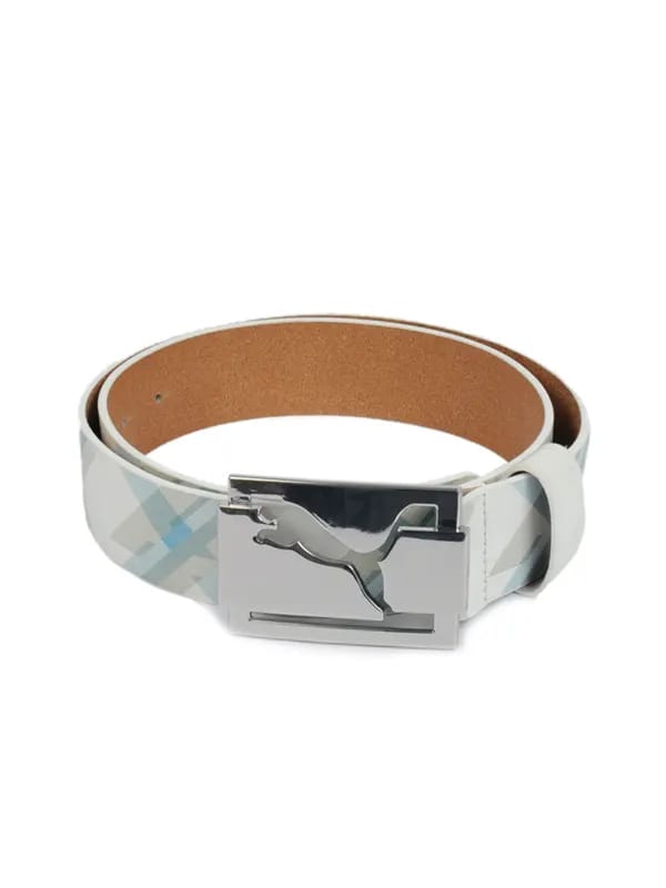 Puma Men high shine White Belt