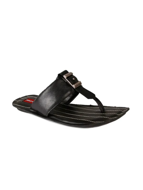 Provogue Men Ean Black Flip Flops