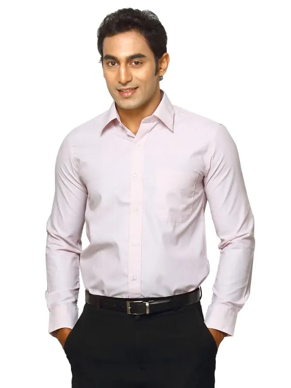 Mark Taylor Men Solid White Shirts