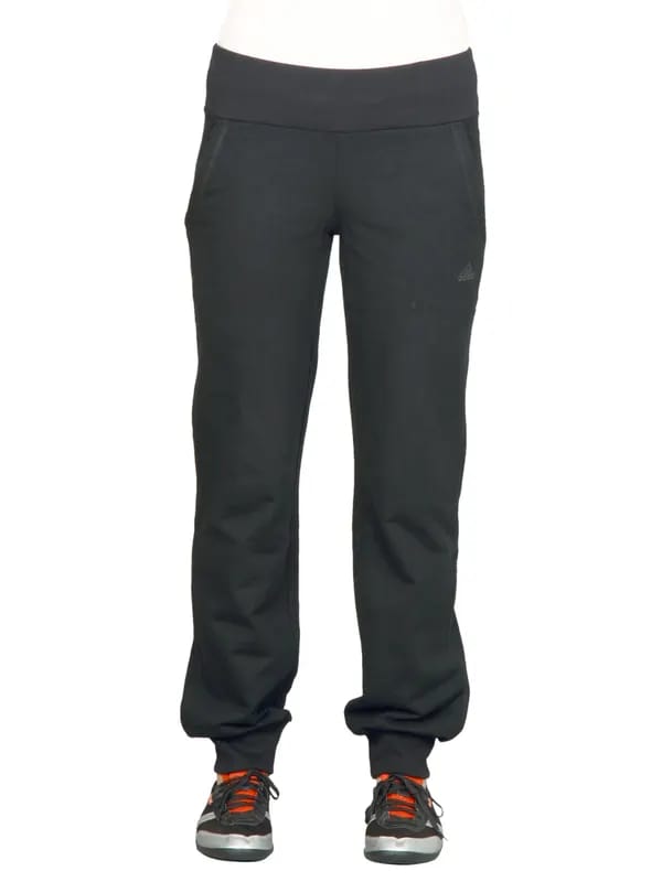 ADIDAS Women Ess Cuffed Pant Black Trackpant