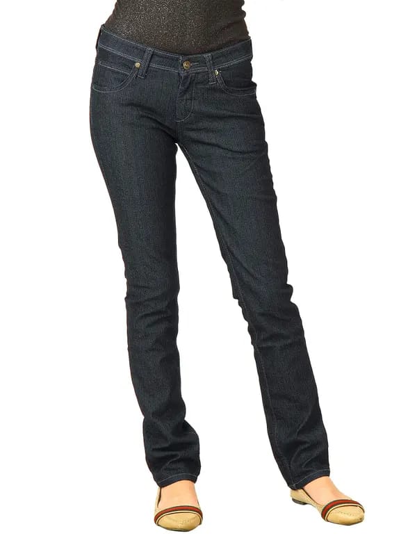 Lee Women Rinsed Blue Roxy Fit Jeans