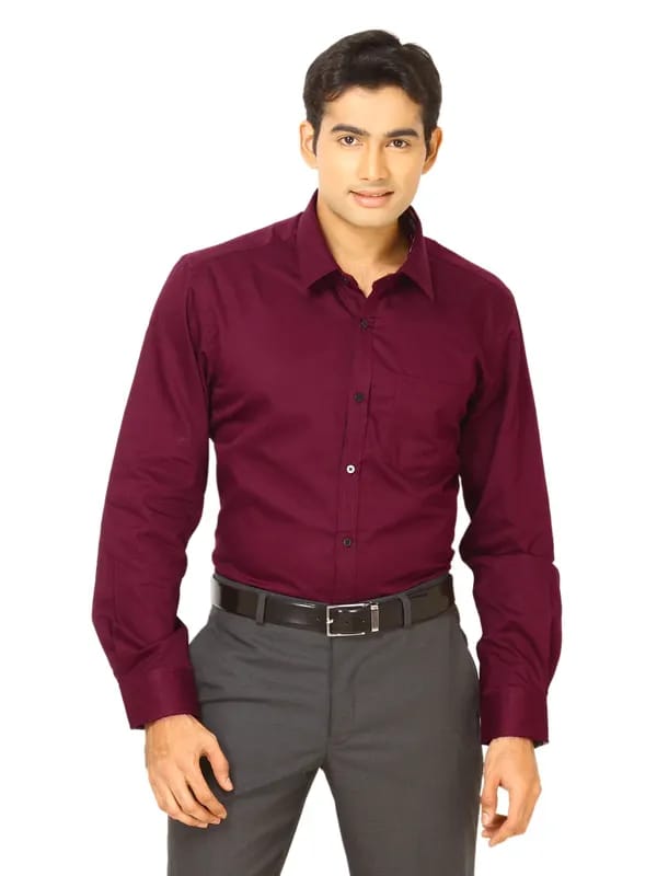 Indigo Nation Men Maroon Shirt