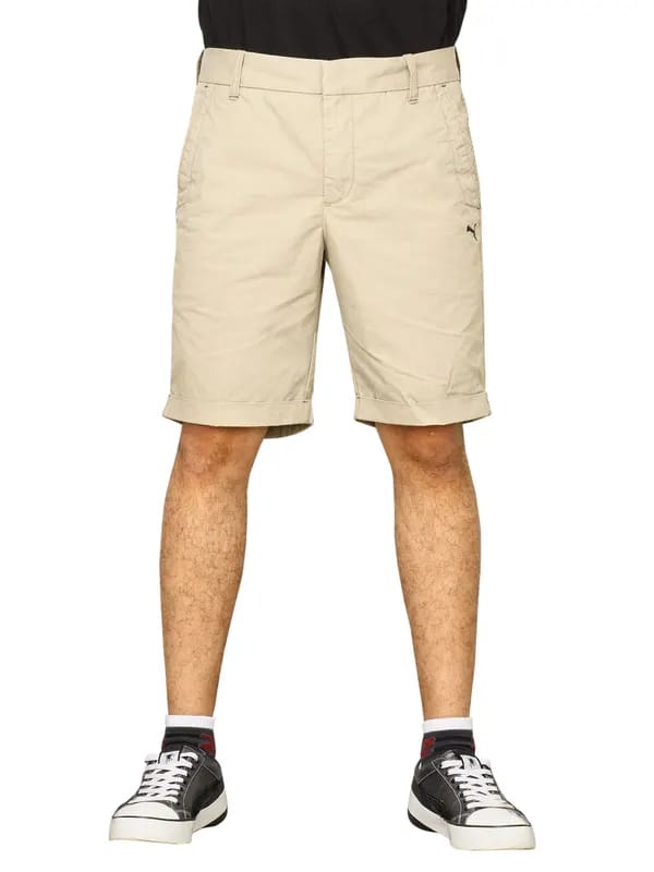 Puma Men Chino Brown Shorts