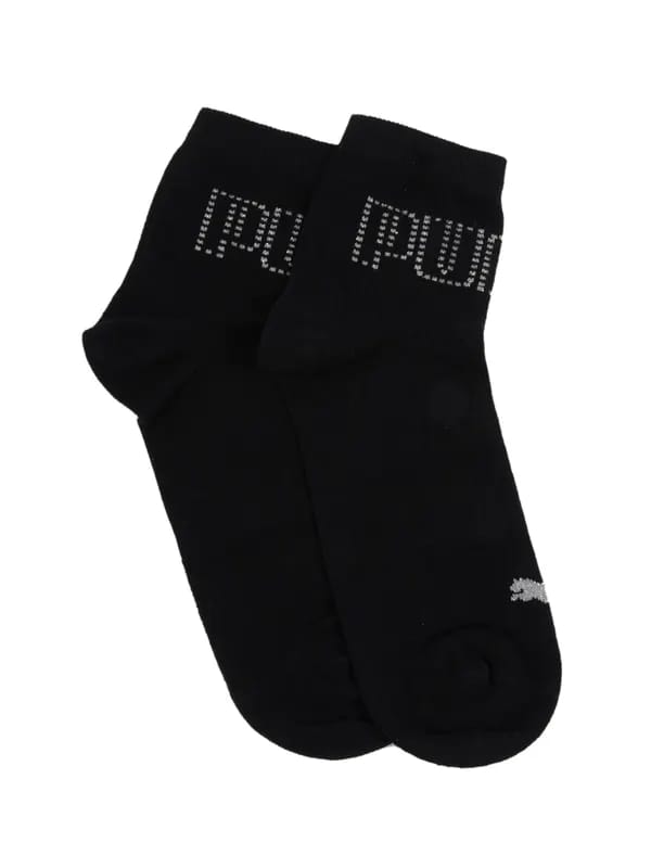 Puma Women Logo Stud Black Socks