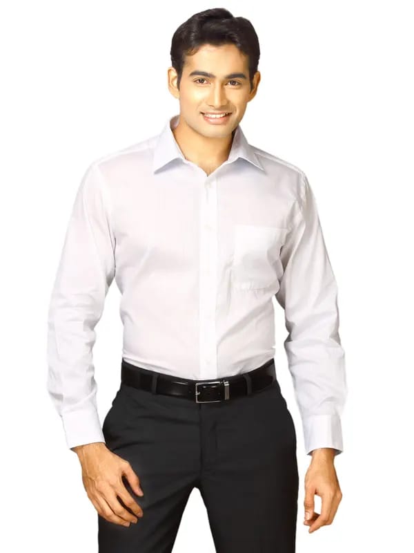 John Miller Men White Shirt