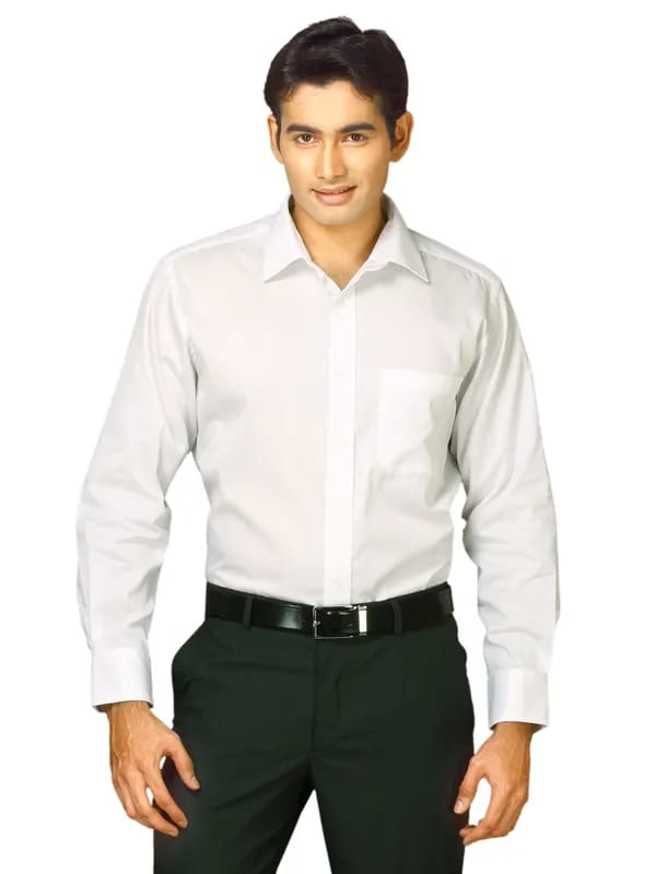 John Miller Men Solid White White Shirts
