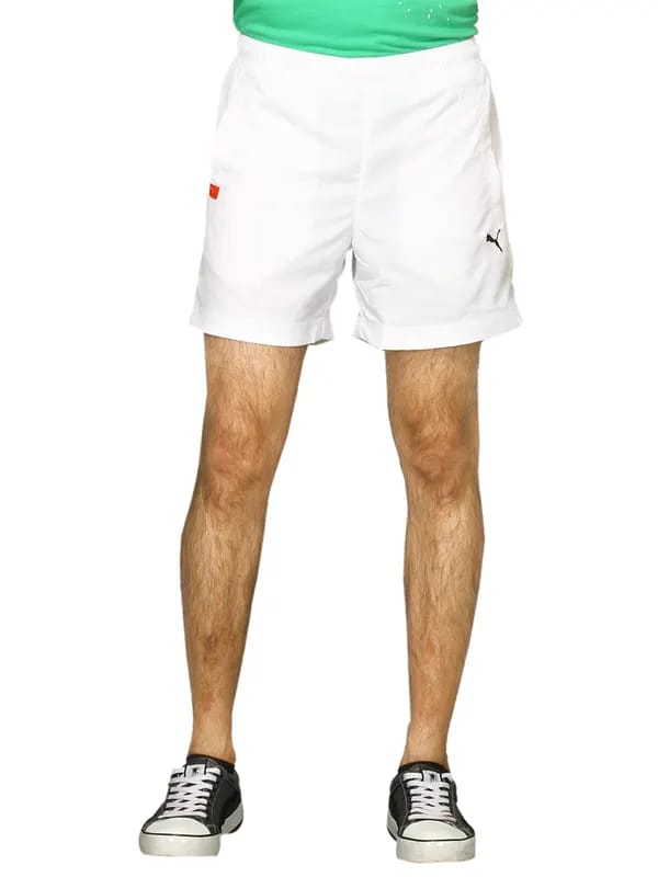 Puma Men Ess woven White Shorts