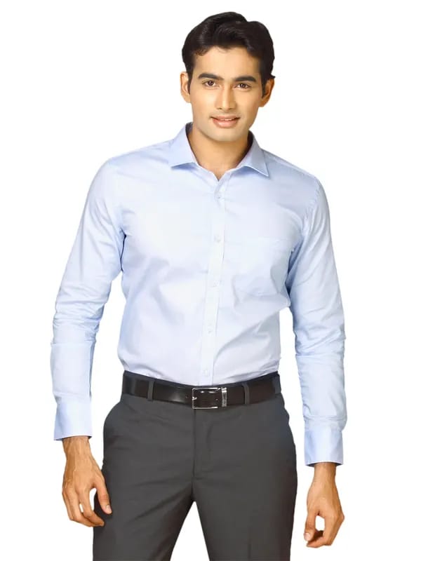 John Miller Men Blue Shirt