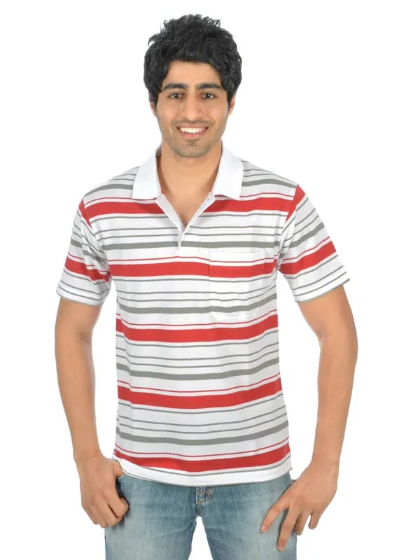 Classic Polo Men Vulcan White Polo Tshirts
