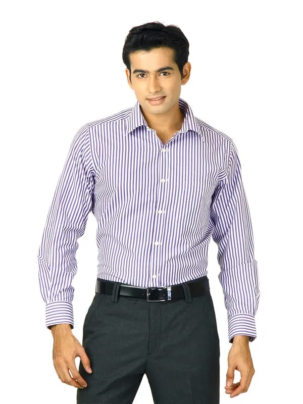 Indigo Nation Men Price catch Purple Shirts