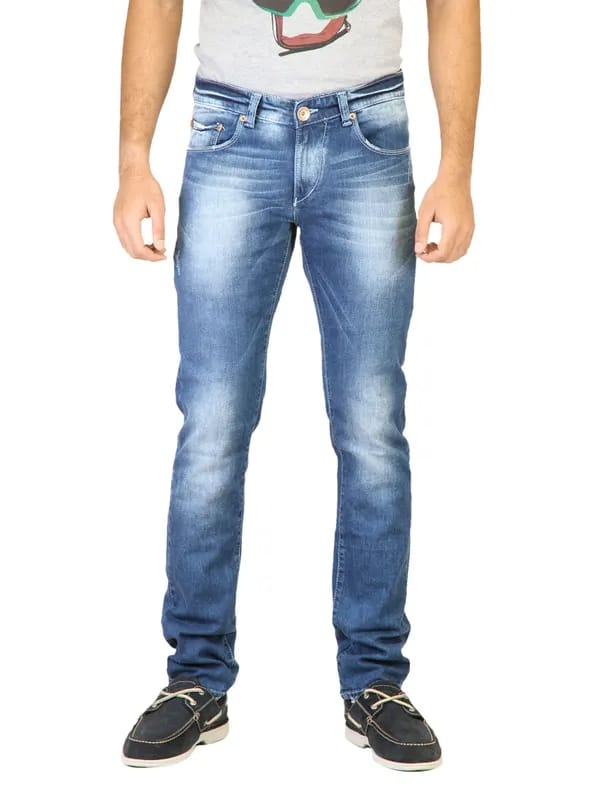 Spykar Men Ep Skinny Low Waist Fit Blue Jeans