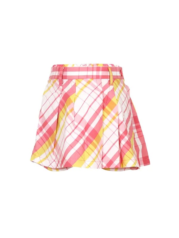 Gini And Jony Girls Su Scotia Sko Pink Skirts