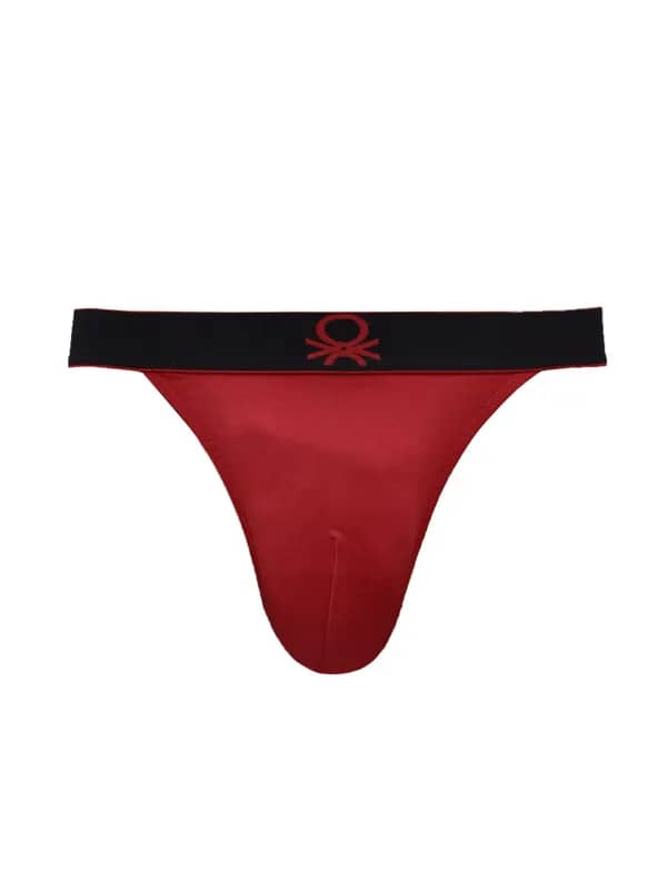 Undercolors of Benetton Men Red Tanga Brief