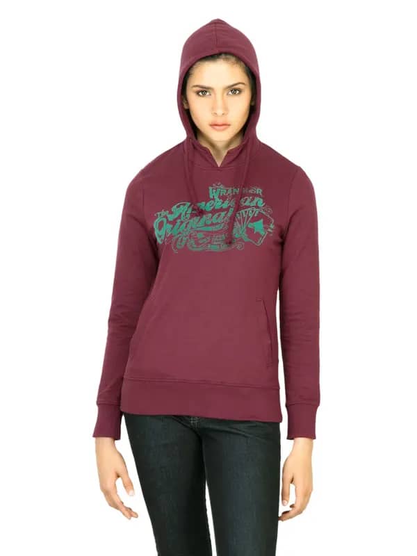 Wrangler Women American Brown Sweatshirt