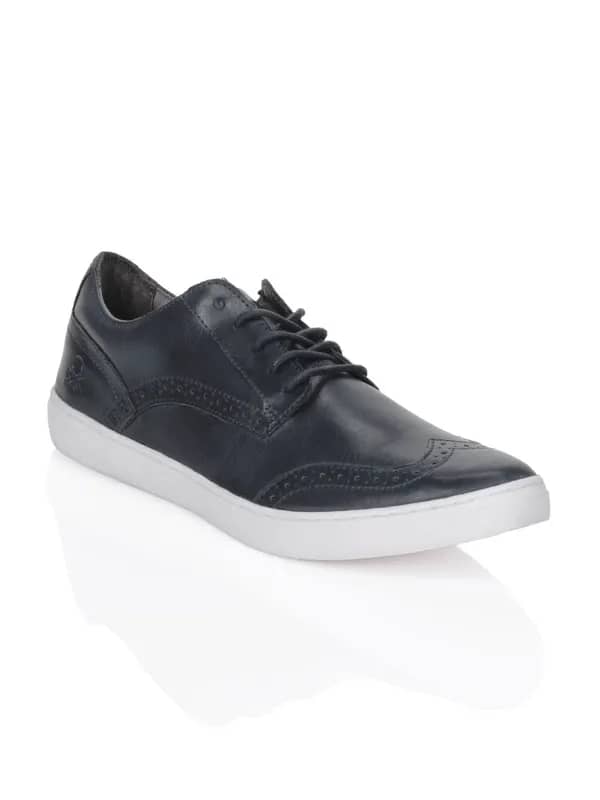 United Colors of Benetton Men Blue Shoes