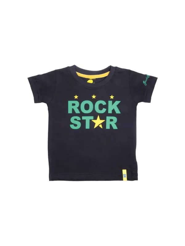 Gini and Jony Boys Core Black T-shirt