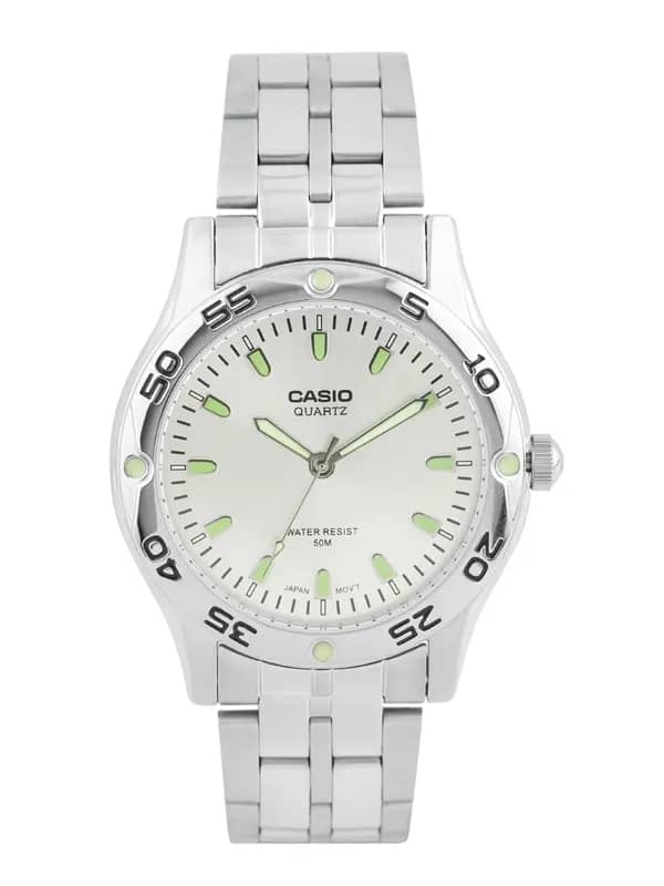 Casio Enticer Men Silver Analogue Watch MTP-1243D-7AVDF(A218)