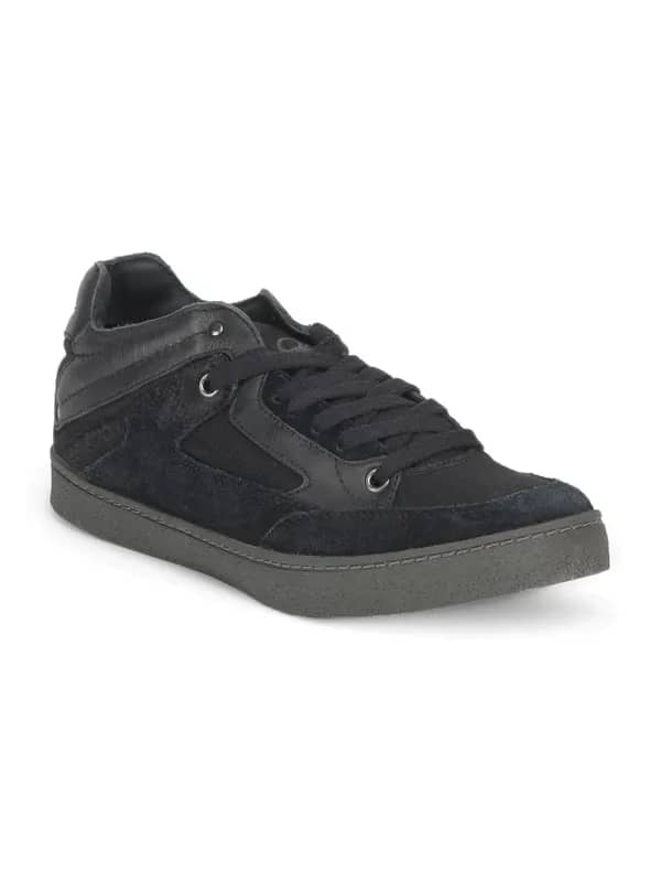 United Colors of Benetton Men Black Shoes
