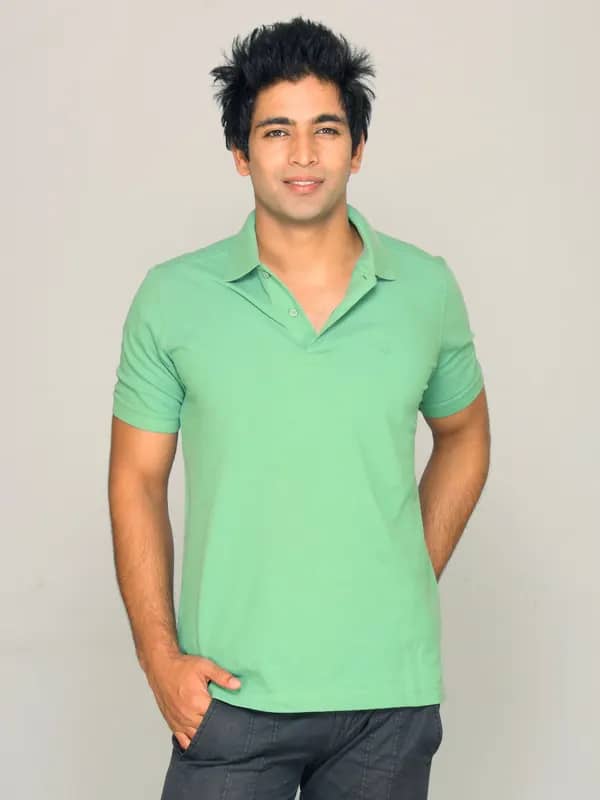 UCB Men's Logo Chest Green T-shirt
